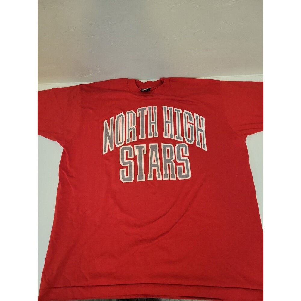 Vintage Single Stitch  North High Stars Tshirt                       R